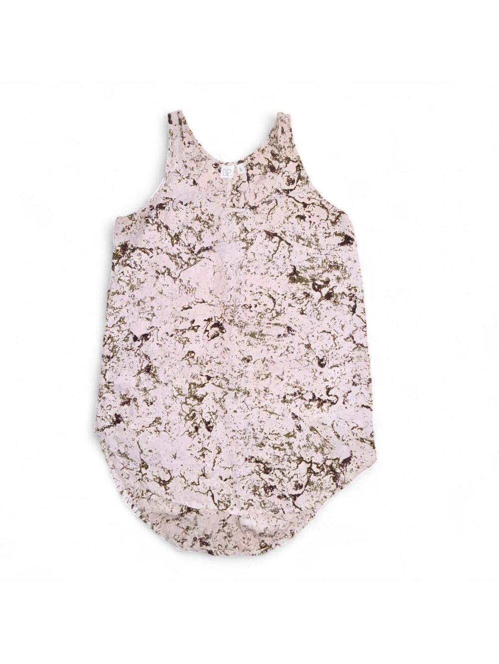 BP. Nordstrom Olive Green & Earthy Marble Print Flowy Tank Top ✨